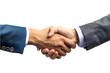 © silver - handshake between two businessmen