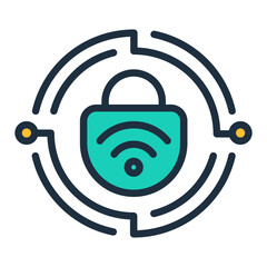 Wall Mural - Secure Connection Icon