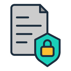 Wall Mural - Data Loss Prevention Icon