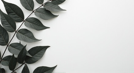 leaves on a wall