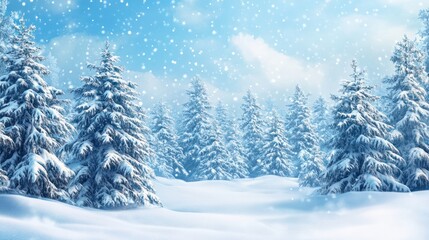 Wall Mural - Winter_High_resolution_christmas_background