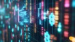 © Arbystudio - Abstract Digital Data Screen with Glowing Numbers and Symbols