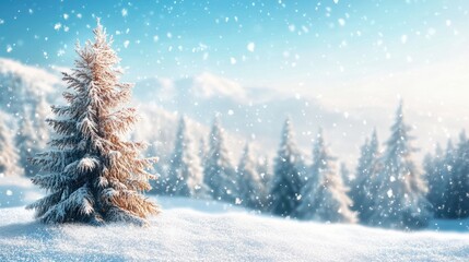 Wall Mural - Winter_High_resolution_christmas_background