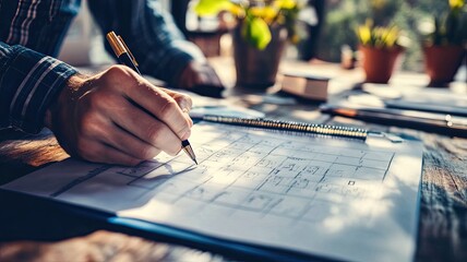 Hand Writing on a Calendar