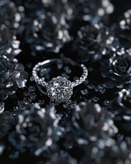 Poster - Diamond Ring Roses.