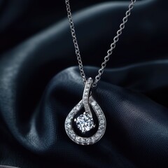 Sticker - Diamond Pendant Necklace.