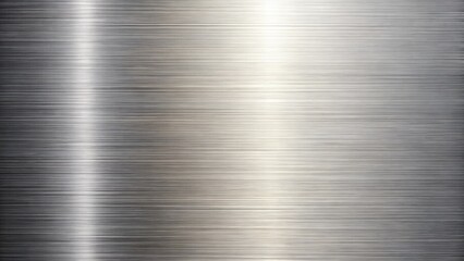 Brushed metal texture with subtle gradients and reflections for industrial and modern design applications.