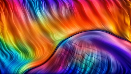 Wall Mural - Abstract colorful background with liquid neon flowing paint ink, sparkling iridescent plasma, fluid gradient.