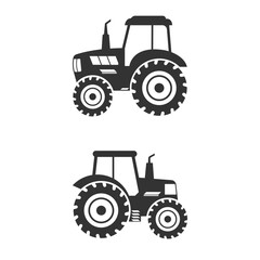 trending tractor icon design template. vector tractor logo design