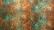 © Elenba - Seamless oxidized copper texture in teal and rust tones for industrial design and artistic backgrounds
