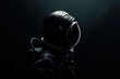 © Katie R - astronaut in a black space suit on a dark background