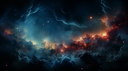 the cosmos filled with countless stars.