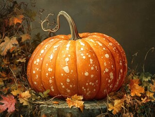 Wall Mural - Pumpkin images for seasonal designs