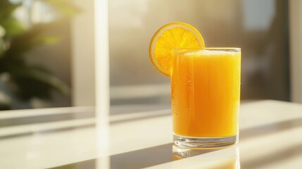 Canvas Print - glass of orange juice