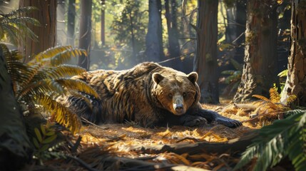 Canvas Print - Bear in Forest