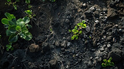 Canvas Print - New Life on Dark Soil