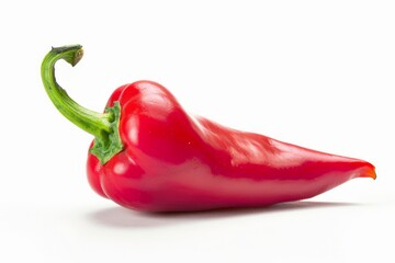 Wall Mural - A fresh Pimiento isolated on white