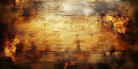 Wall Mural - Textured wooden surface with rustic, weathered appearance.