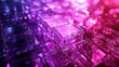 © Ruqqq - Abstract arrangement of transparent cubes with glowing effects.
