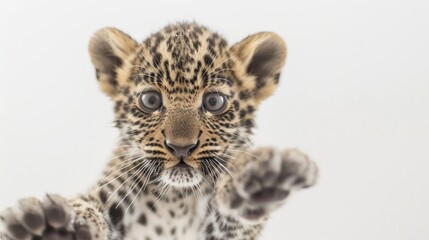 Wall Mural - Adorable Leopard Cub