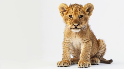 Wall Mural - Adorable Lion Cub