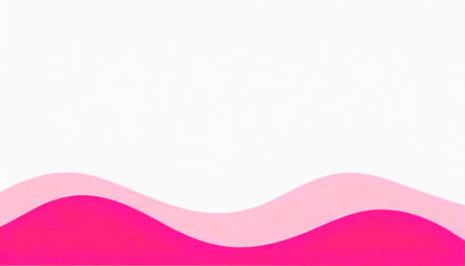 Canvas Print - An illustration of wavy pink patterns on a white background.