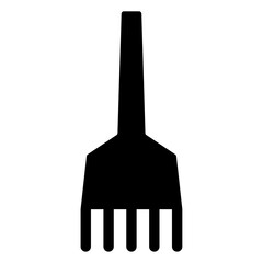 Wall Mural - hair dye brush icon 