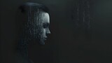 człowiek, kod, cyfry, cyfrowy, technologia, binarny, ciało, transformacja, minimalizm, portret, kodowanie, ciemne tło, futurystyczne, połączenie, ludzki, innowacje, technologie, nowoczesność, cyfrowe,