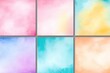 © Anton Moskovchenko - Abstract watercolor texture with vibrant colors in a grid pattern.