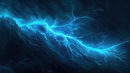 Wall Mural - Electric Storm Abstract Art