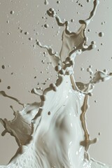 Poster - A close-up shot of liquid flowing into a glass, suitable for use in illustrations, advertisements, or educational materials