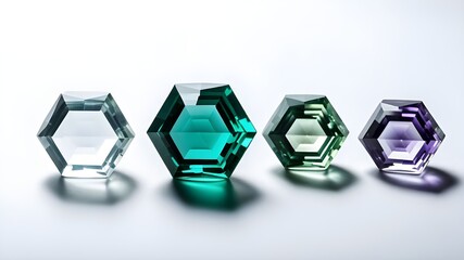 hexagon gem set