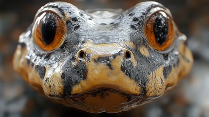 Poster - Close Up Portrait of a Snake's Head with Striking Eyes