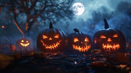 Creepy Halloween background