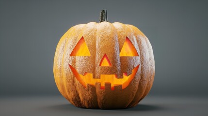 halloween pumpkin isolated on a white background.