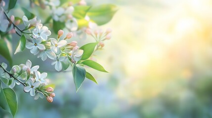 branch with lilac blossoms