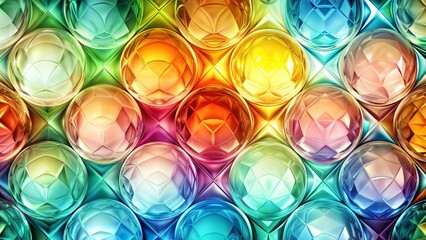 Wall Mural - Abstract Multicolored Glass Background