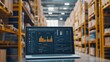 © jureephorn - A modern logistics management software interface, with tools for inventory tracking, shipment scheduling, and cost analysis, optimized for efficiency and clarity