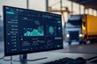 © jureephorn - An interface showing a comprehensive TMS freight solution with real-time updates on shipment tracking, load optimization, and cost control for multiple freight routes