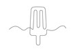 © aminul788 - Ice cream bar continuous one line drawing vector illustration
