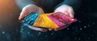 © KWONGRI Ai - Closeup of hand holding multiple credit cards, symbolizing credit risk, Credit, Card