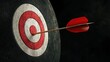 © KKC Studio - Focused Arrow on Target - Precision and Aim Concept
