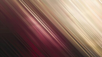 Wall Mural - Gradient from deep burgundy to blush background with gold and silver diagonal stripes