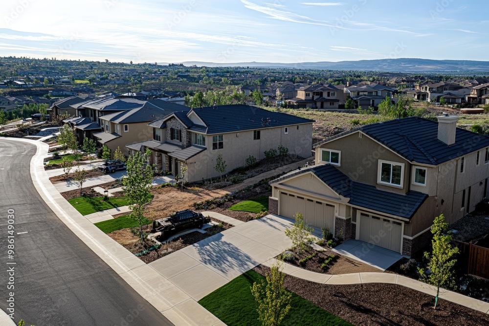Curated visual reference: Gallery Detail: Eco Friendly Neighborhoods With Green Roofs And Solar Panels Beautiful