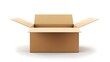 © Rash-Creation - Open cardboard box isolated on white background