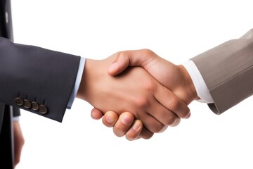 A handshake between a customer and a business owner, conveying trust and satisfaction