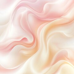 Wall Mural - soft abstract waves in pastel colors create a dreamy and soothing atmosphere. this image represents 