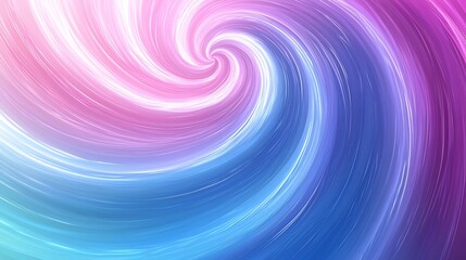 Wall Mural - Swirling lines of blue, pink, and purple come together in an abstract design full of energy.