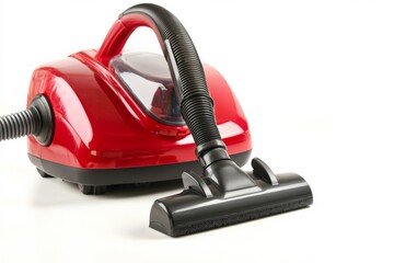 Vacuum cleaner on white background, essential household tool