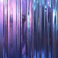 Canvas Print - Shiny purple and blue lines